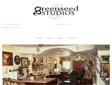 Tablet Screenshot of greenseedstudios.com